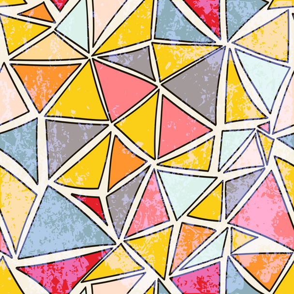 abstrakcyjny wzór z trójkątów - Wektor, obraz