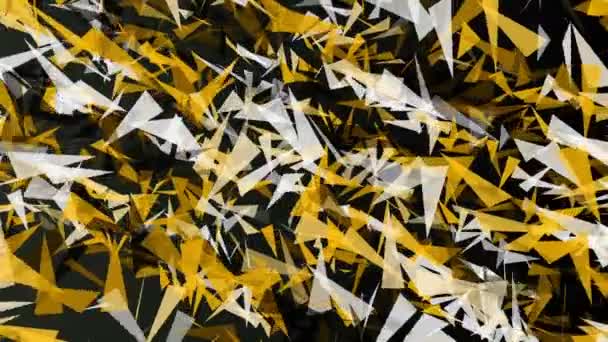 Triángulos abstractos amarillos
 - Metraje, vídeo