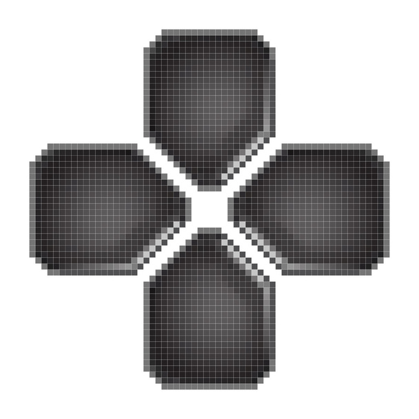 pixel art bouton manette de jeu
 - Vecteur, image