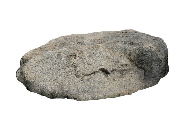 roca aislada sobre fondo blanco - Foto, imagen