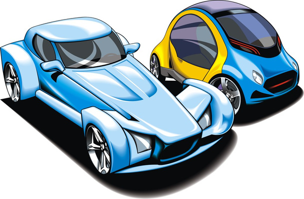 mis coches deportivos de diseño original
 - Vector, imagen