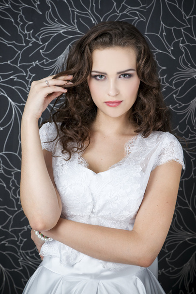 Professional makeup hairstyle bride - Photo, Image