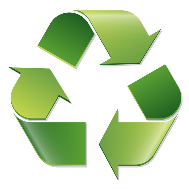 символом переробки зелений
 - Вектор, зображення