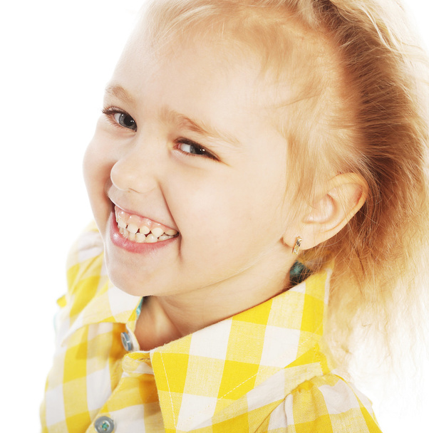 cute laughing girl - Фото, изображение