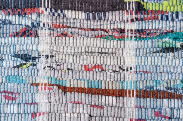 lähikuva varicolored neulottu matto tausta
 - Valokuva, kuva