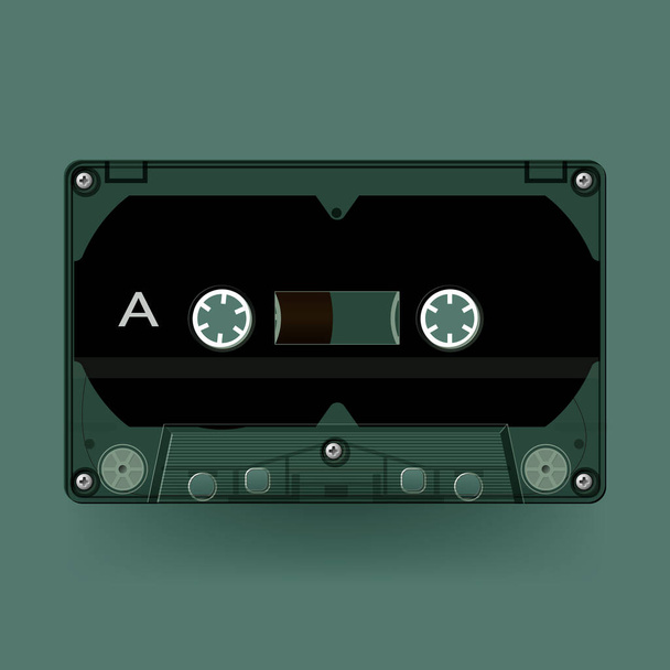 music cassette tape classic style - Вектор,изображение
