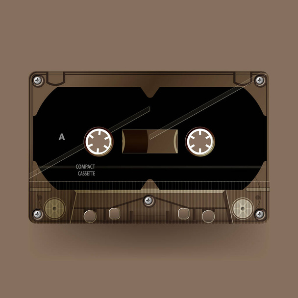 music cassette tape classic styl - Vector, afbeelding