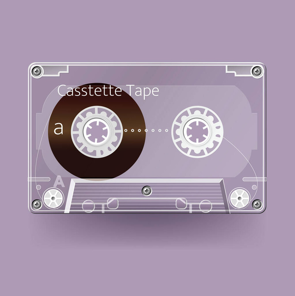 cassette tape vintage style - Vector, Image