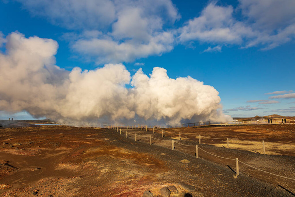 Geothermal industry is very important for the energy of iceland - Photo, Image