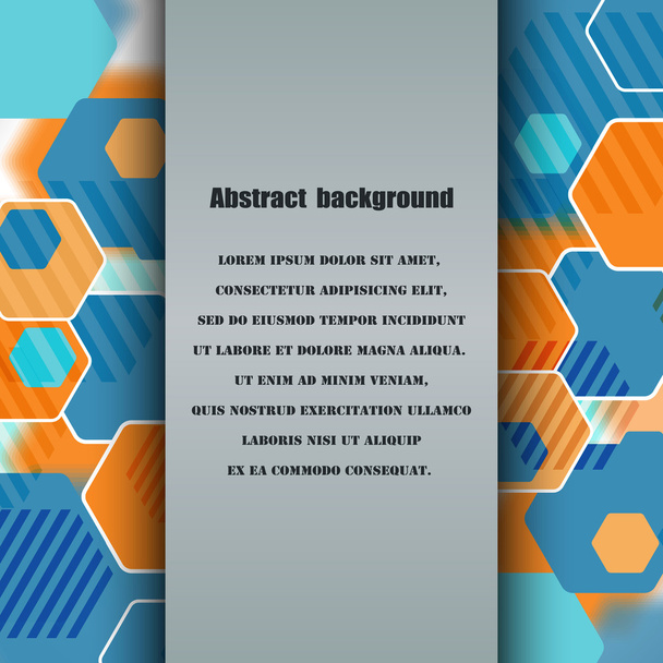 Brochure template with abstract background.  - Vektor, Bild