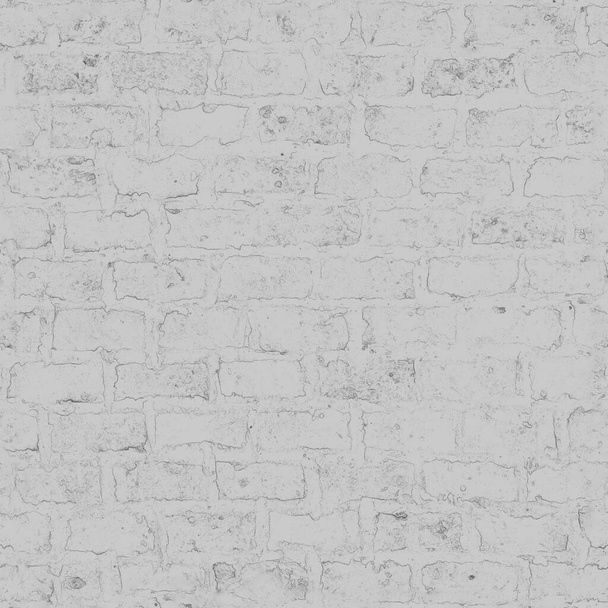 Окружающая среда Окклюзия текстура старый кирпичный пол, АО отображение кирпичный пол - Фото, изображение