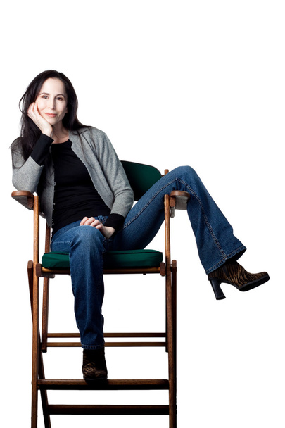 Actress in her chair - Photo, Image