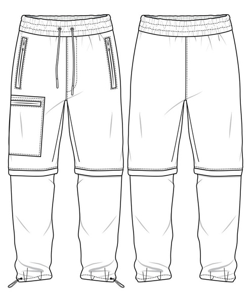 İz pantolonlarının vektör çizimi - Vektör, Görsel