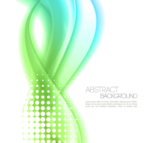 Fondo de ondas abstractas. Diseño de plantilla
 - Vector, Imagen