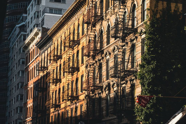 The buildings in the Manhattan, New York City - Φωτογραφία, εικόνα