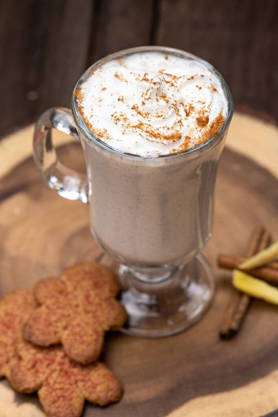 A holiday shake with cookies - Foto, afbeelding