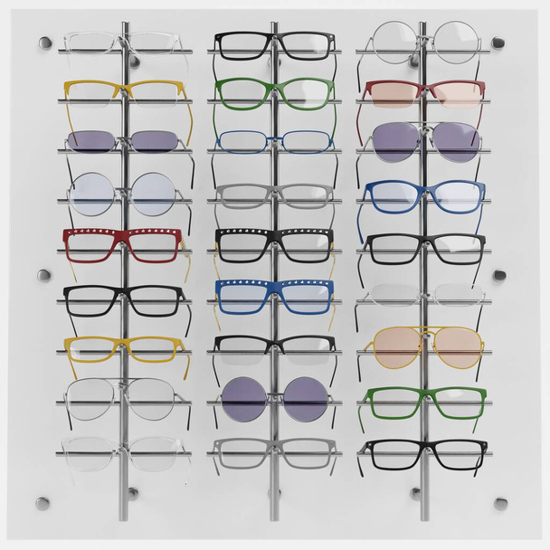 Реалістичний 3D рендеринг окулярів на підставці
 - Фото, зображення