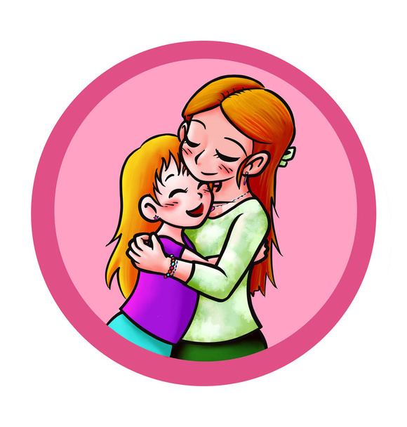 Mother's Day 2023 - Mother and daughter - Photo, Image