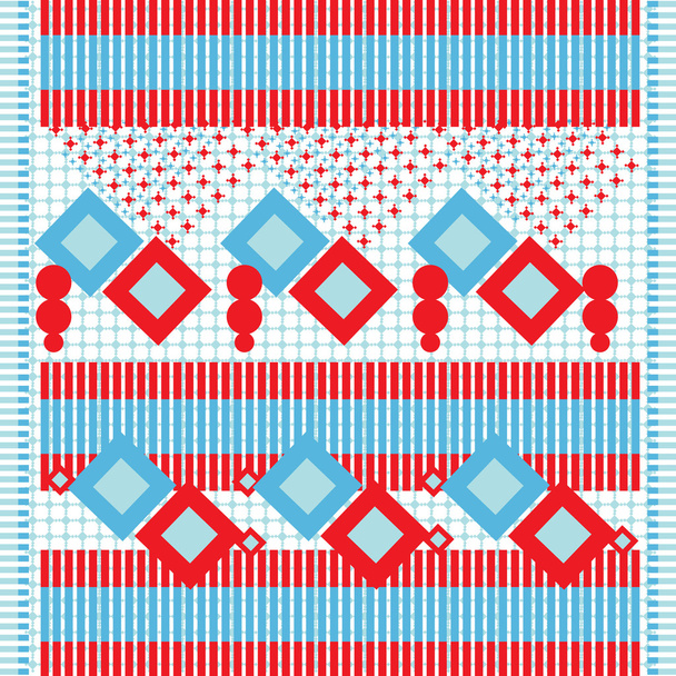textil etnikai háttér - Vektor, kép