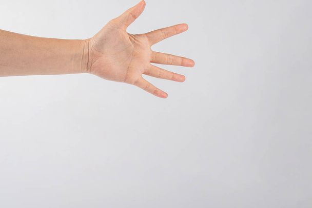 směřují ruce izolovaných na bílém pozadí - Fotografie, Obrázek