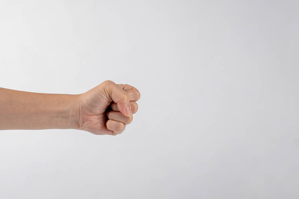 gesturing hands isolated on white background - Foto, Imagem