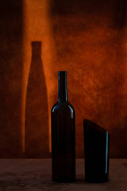 Still life with glass objects and shadow - Photo, Image