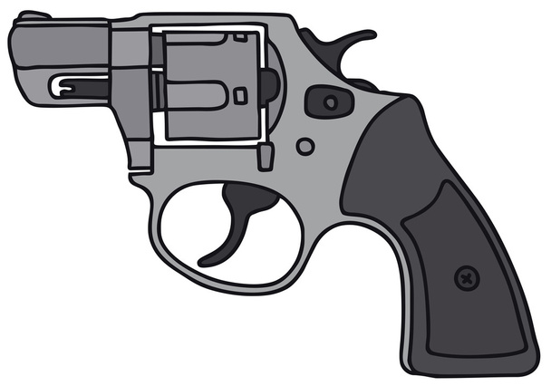 Short revolver - Vector, Image