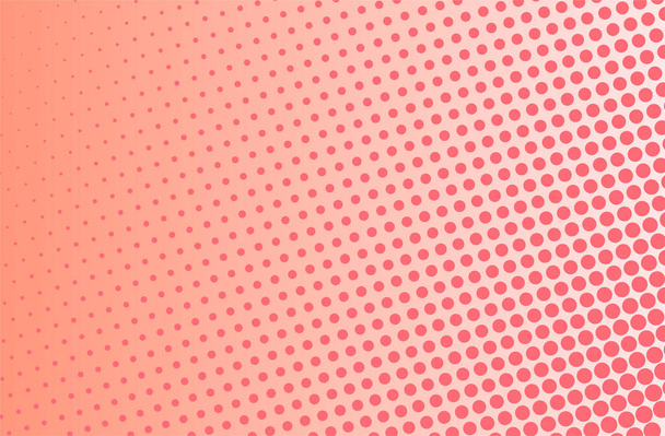 Pink halftone pattern. Pop art comic dot background. Texture template. Vector illustration isolated. - Вектор, зображення