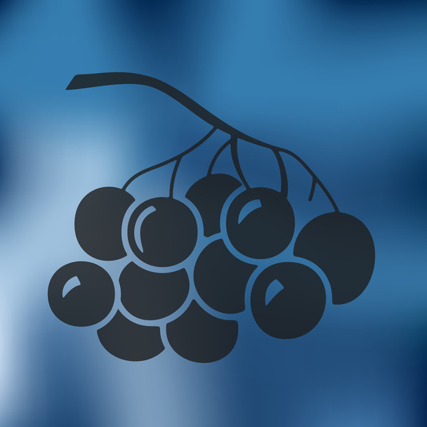 Blurred berries icon - Vector, Image