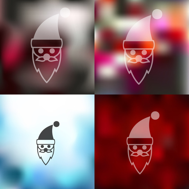 Santa Claus icon - Vector, Image