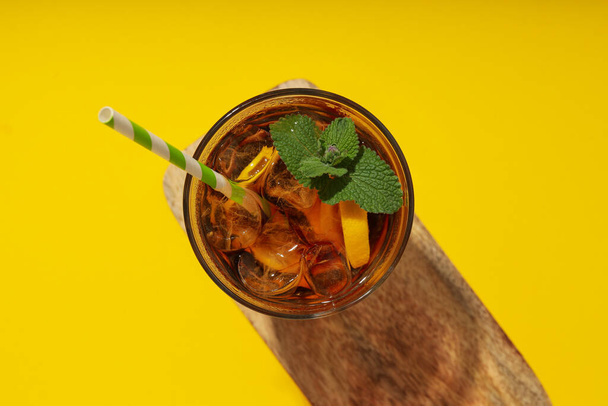 Ice tea - drink for refreshing in hot summer weather - Photo, Image