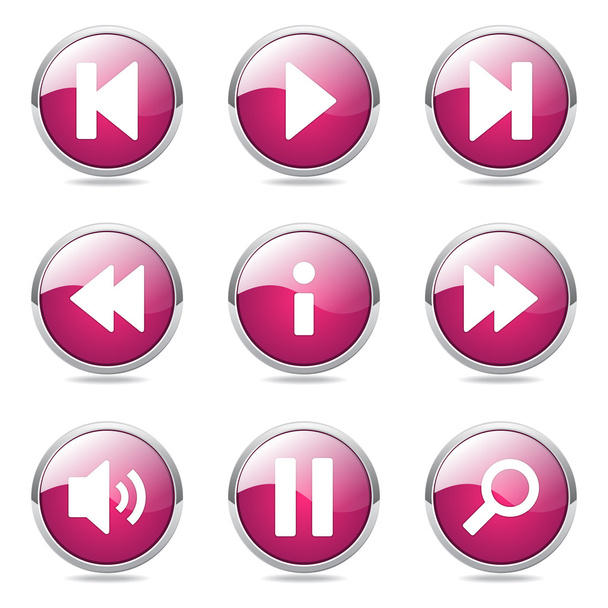 Multimedia Controller Button Icon - Вектор, зображення