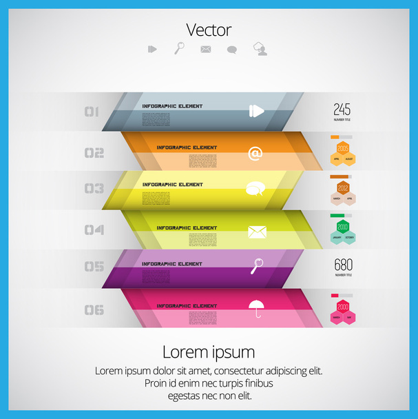 vektor infographic - Vektor, kép