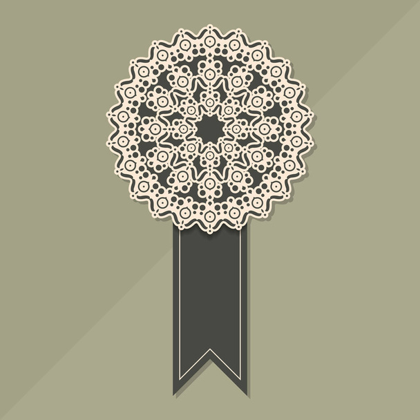 mandala decorative banner design template - Vektor, kép