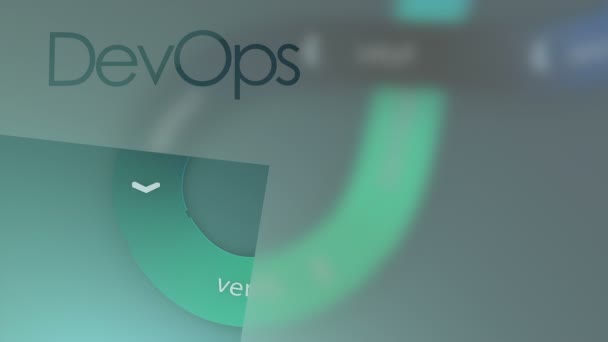 DevOps, бесконечный поток разработки программного обеспечения. - Кадры, видео