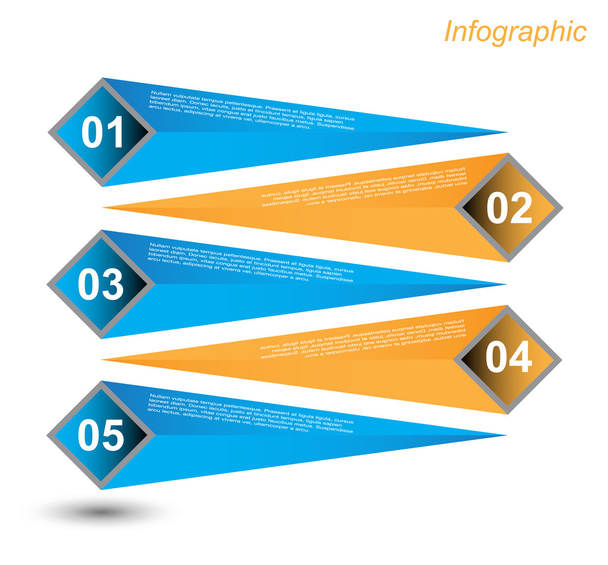 Diseño de plantilla infográfica
 - Vector, Imagen