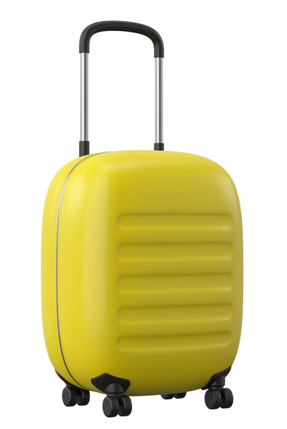 3D suitcase. Travel bag. 3D illustration. - Foto, Imagem