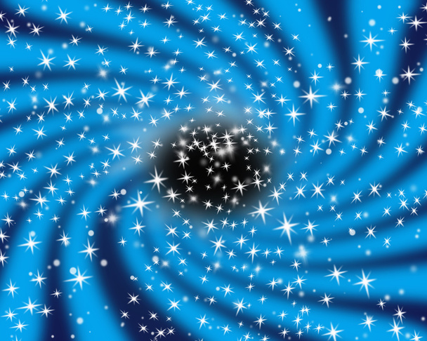 Stelle che cadono dalla spirale al buco nero
 - Foto, immagini