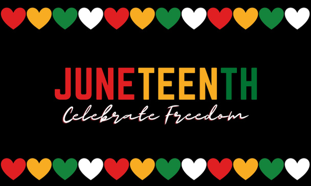 Juneteenth, African-American Independence Day, 19 de junio. Día de la libertad y la emancipación - Foto, imagen