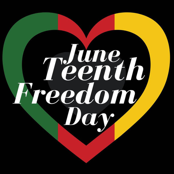 Kesäkuun 19. päivä, afroamerikkalainen itsenäisyyspäivä, 19. kesäkuuta. Vapauden ja vapautumisen päivä - Valokuva, kuva