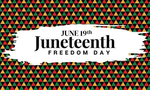 Jubileuszowy Dzień Wolności. Afroamerykańskie obchody Dnia Niepodległości 19 czerwca. - Zdjęcie, obraz