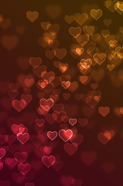 Bulanık aşk kalp işaretleri - Fotoğraf, Görsel