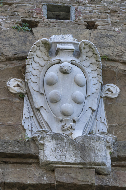 Medici family stone coat of arms in Florence - Φωτογραφία, εικόνα
