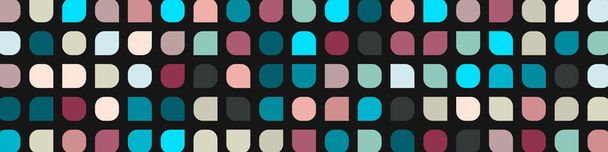 Color checkered squares background abstract illustration - Vector, Image