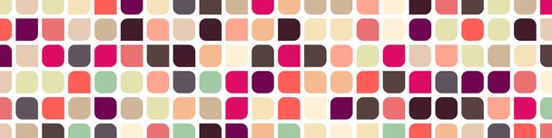 Illustration abstraite des carrés à carreaux de couleur - Vecteur, image
