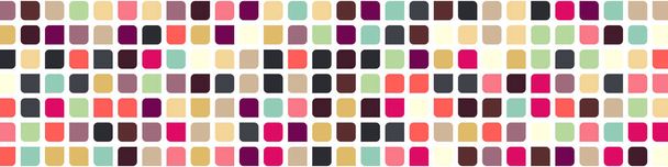 Color checkered squares background abstract illustration - Vektor, obrázek