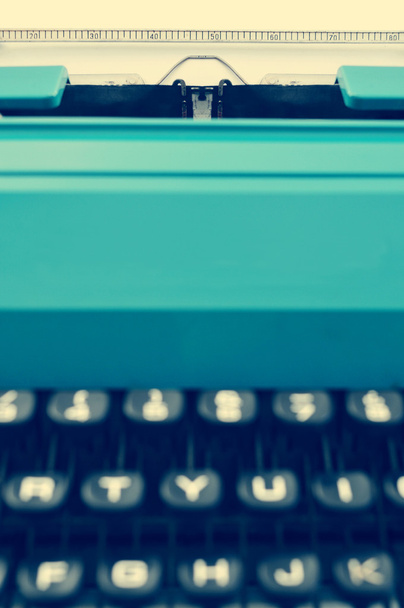 Retro typewriter, with a filter effect - Photo, Image