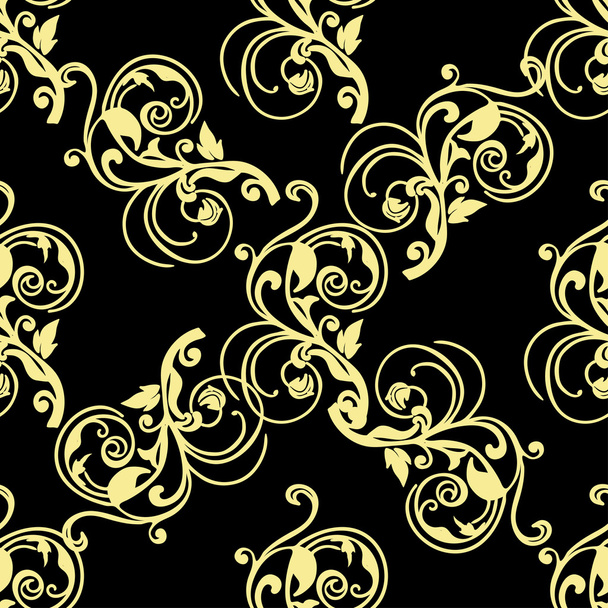 Abstract yellow  seamless pattern - Vektör, Görsel