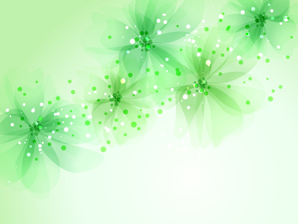 vector background with flowers - Vettoriali, immagini