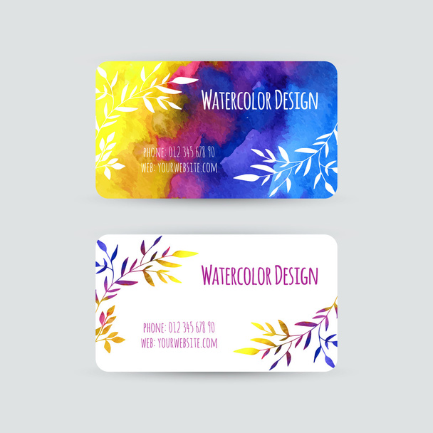 Business cards templates.  - Vector, Image